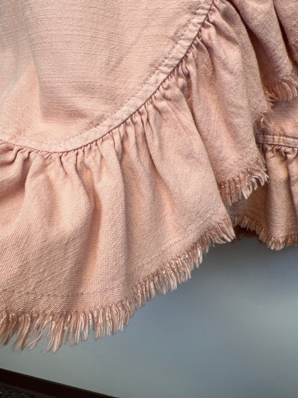 Anthropologie Pilcro Women's Chic Flirty Peach Nettie Ruffle Tie Skirt Size XSP - Picture 13 of 16